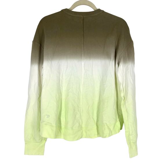 All In Motion Cotton Knit Athletic Sweatshirt Ombre Green Women's Size XS NWT - Picture 7 of 9